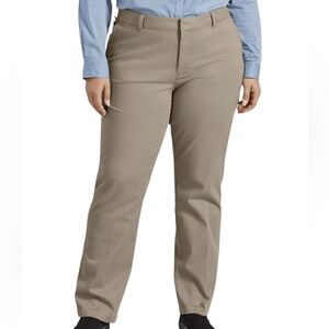 NEW Dickies Perfect Shape Straight Leg Khaki Pants Women's Size 22